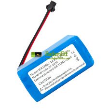 Ersättningsbatteri för PLC DF-E039 ICR18650-14.8V-2200mAh