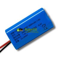 Ersättningsbatteri för PLC HTK-18650-2600mAh-7.4V