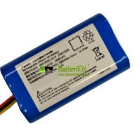 Ersättningsbatteri för PLC INR18650-2S1P S1001BT