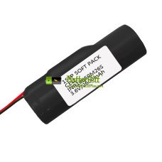 Ersättningsbatteri för PLC INR18650M26S 1S1P-SOFT-PACK Ersättningsbatteri för PLC INR18650M26S 1S1P-SOFT-PACK