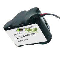 Ersättningsbatteri för PLC SC2500mAh