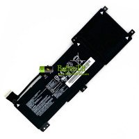 Ersättningsbatteri för Thunderobot 911-pro SQU-1905 AORUS 15-XA 15-WA 15-W9