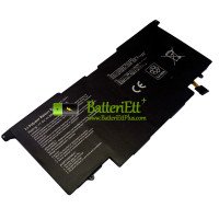 Ersättningsbatteri för Asus UX31E C22-UX31 ZenBook C23-UX31 UX31 UX31A
