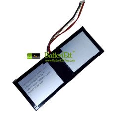 Ersättningsbatteri för Jumper 7Buckles-5Lines 12256 U516698PV-2S1P S5Pro EZbook