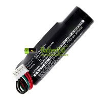 Ersättningsbatteri för Logitech UE 533-000122 Roll-2 Roll-1 WS600