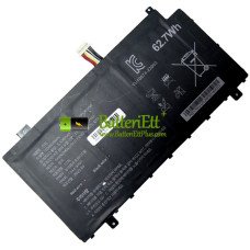 Ersättningsbatteri för PDA 10Buckles-9Lines U596396PV Ersättningsbatteri för PDA 10Buckles-9Lines U596396PV