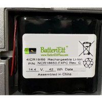 Ersättningsbatteri för PLC REV.C NCR18650-F4PC