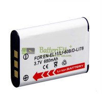 Ersättningsbatteri för Sanyo DB-L70 Xacti VPC-E10 680mAh