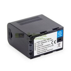 Ersättningsbatteri för JVC SSL-JVC50 SSL-JVC70 75 78 GY-HMQ10 HM600 HM650 7800mAh with USB output