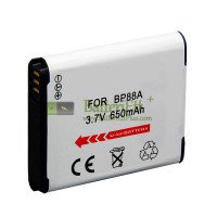 Ersättningsbatteri för Samsung BP-88A DV200 DV300 DV300F DV300H 650mAh