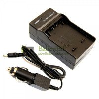 Ersättning laddare för Sony NP-FP30 NP-FP40 NP-FP50 NP-FP60 NP-FP70 NP-FP90 med bil laddningskabel