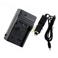 Ersättning laddare för Casio NP-40 med bil laddningskabel