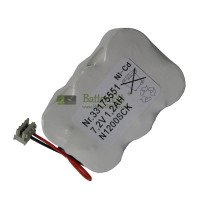 Batteri för B Braun Vista Basic 6N-1200 33.175.551