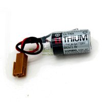 Batteri för PLC ER3V 3.6V JZSP-BA01 Brown Connector