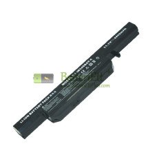 Ersättningsbatteri för Clevo W155U WS40eu W54eu W50 W50eu W55eu W540