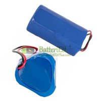 Ersättningsbatteri för ilife V3 V3S por X5 V5S V5S PRO UR18650ZT-3S1P-S